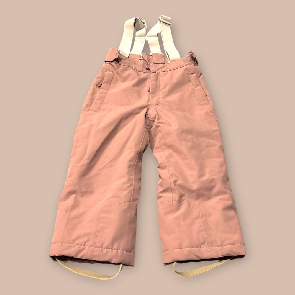 Konges Sløjd Overtræksbukser Baby Toddlers 2 Year Mauve Pink Snow Bib Pants